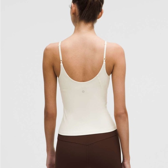 Lululemon Align Waist-Length Cami Tank Top *A/B Cup Light Ivory - Picture 2 of 5